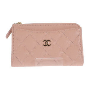 Chanel Baby Champagne Card Pink Coin Fragment Case
